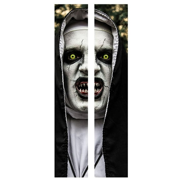 Horror Nun Zulema s de puerta 3D Halloween 15.16x78.74 pulgadas