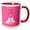 Red/White, variant on 3drose, True Love Birds - Cute Art - Animals - Adorable, 11oz Mug