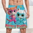 thumbnail image 2 of Super Kitties Men's Sleepwear Shorts Pajama Bottom Lounge Sleep Pajama Short, 2 of 8