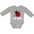 thumbnail image 3 of Inktastic First Birthday Ladybug 1 Year Old Girls Long Sleeve Baby Bodysuit, 3 of 5