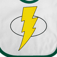 thumbnail image 4 of Inktastic Superhero Baby Lightening Bolt Boys or Girls Baby Bib, 4 of 4