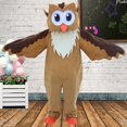 thumbnail image 4 of Disfraz de mascota búho realista, disfraz de pájaro para Halloween, Navidad, exteriores, trajes de desfile, fiesta de carnaval, cosplay, disfraz elegante, 4 of 5