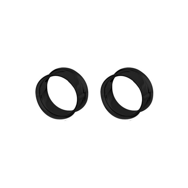Black ear tunnels best sale
