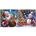 thumbnail image 3 of Hilo Algodón Ecológico Bordado Punto Cruz Navideño Con 11CT 40x40cm 2 Uds., 3 of 8