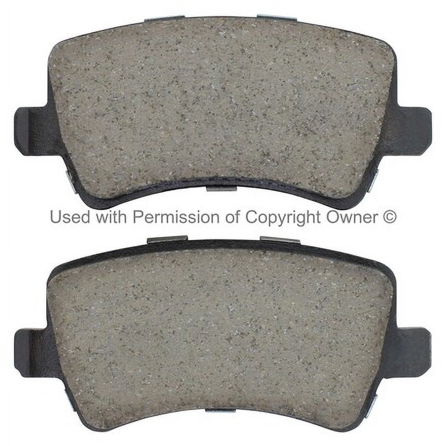 Mpa Electrical 1001-1307AC Quality Built Premium Ceramic Brake Pads W/