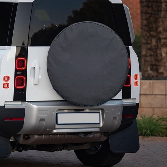 PVC Leather Spare Tire Cover for SUV Trailer, Sunscreen Protection Fit