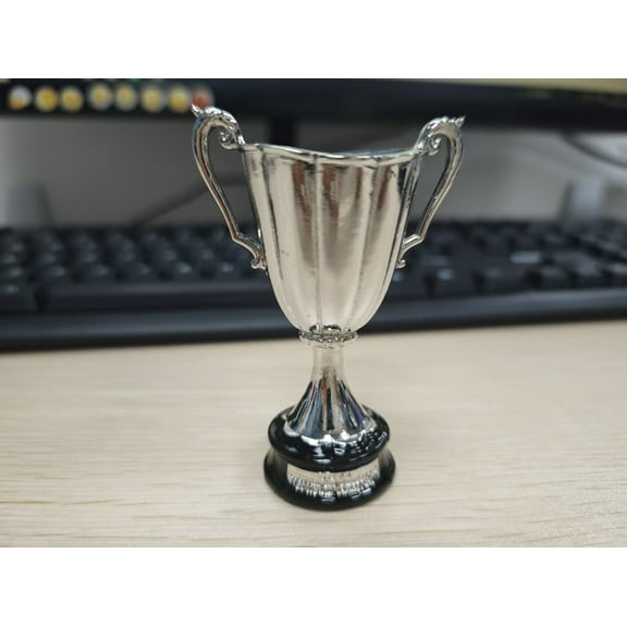 UEFA Cup Winners' Cup Trophy, 8 cm Metal Trophy, Christmas Halloween Gifts.