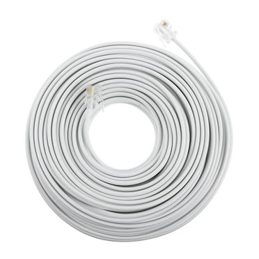 Telephone Cable 4-Core RJ11 Plug Telephone Cord Replacement Telephone Supply