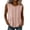 A Pink, variant on Womens Sleeveless Button Down Shirts Casual Solid Color Blouses Breathable Summer Crewneck Tank Tops,Sizes S-2XL