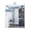 Clear, variant on Dream Bath 6 Gauge PVC Anti-Bacterial Mildew Resistant Shower Liner, 72x72 inch, White