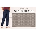 thumbnail image 7 of RICHCOIN Men's Pants Elastic Waist Drawstring Casual Trouser Lightweight Straight-Legs Loose Beach Pants with Pockets, 7 of 7