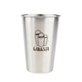 thumbnail image 2 of Vasos de material acero Inoxidable de 350 Ml / 500 Ml, Vasos de Metal para Bebidas Frías, de Cerveza Libres de Tóxicos, Perfectas para Diario en Int 500ml shamjiam Vaso de pinta de acero inoxidable, 2 of 8