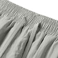 thumbnail image 6 of Men's Spandex Ice Silk Casual Shorts, Cool Silky Breathable Drawstring Elastic Waist Deep Side Pockets Elastic Leg Opening Pants for Summer Daily | TruHer,Gray M, 6 of 9