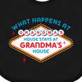 thumbnail image 4 of Inktastic Las Vegas Stays at Grandma's Boys or Girls Baby Bib, 4 of 4
