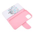 thumbnail image 5 of Funda tipo billetera para iPhone 12 Pro Funda con tapa de cuero PU para teléfono móvil con ranura para tarjeta KickstandSmall Tree, 5 of 5
