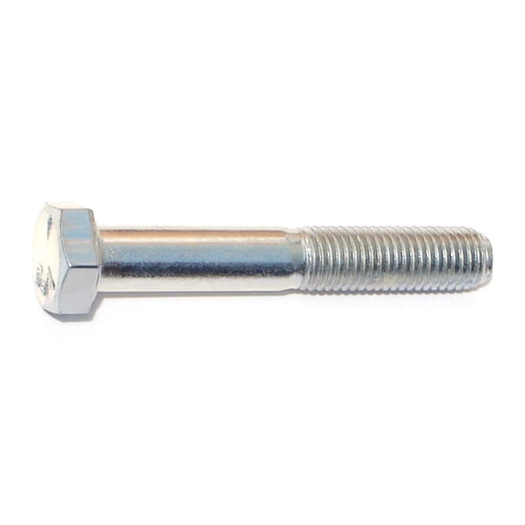 5/16"-24 x 2" Zinc Plated Grade 5 Steel Fine Thread Hex Cap Screws CSHS5-222