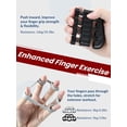 thumbnail image 3 of Hand Grip Strengthener, Counting Forearm Trainer Workout Kit (6 Pack), Adjustable Hand Grip Strengthener, Grip Ring, Finger Stretcher, Finger Exerciser and Stress Relief Grip Ball, 3 of 7