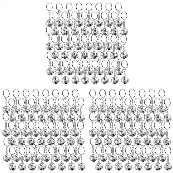 Juego de 144 Piezas de Bola de Discoteca de Espejo Colgante de de Bola Reflectante