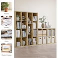 thumbnail image 5 of Anhdah 8 Cube Storage Organizer Bookshelf, Brown Wooden Bookcase Storage Shelf, Sturdy 8-Cube Organizer for Living Room, Bedroom, Home Office, Easy Assembly, 5 of 8