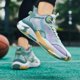 thumbnail image 2 of BINQER Zapatillas de baloncesto de media caña con cordones y malla for hombre, botas de entrenamiento, 2 of 8