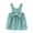 Blue, variant on Little Girl Dresses Size 12 Months-24 Months Sleeveless Solid Bowknot Suspender Skirt Princess Dress Outfit Play Dress