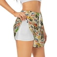 thumbnail image 2 of Haiem Animal Truck Women's 2 in 1 Running Shorts - Lightweight Athletic Workout Gym Yoga Breathable Sports Shorts Liner with Phone Pockets-Small, 2 of 9