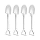 thumbnail image 2 of Cucharas de pala Utensilios de cocina Cucharas de acero inoxidable para cocina Hogar Café 4 piezas, 2 of 9