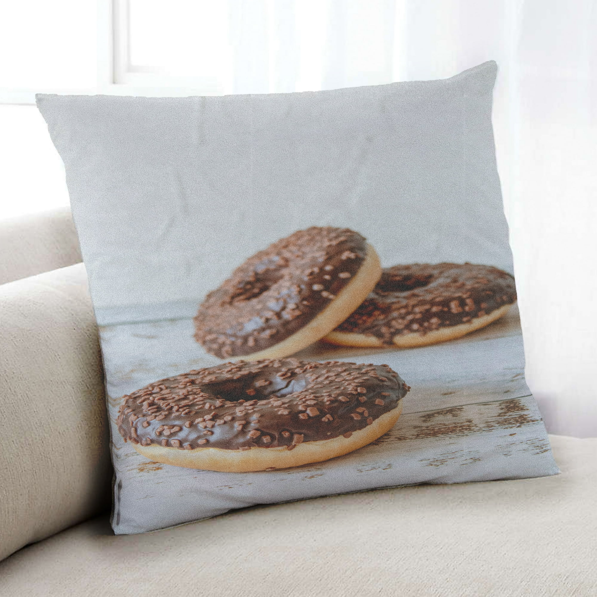 Donut throw pillow 2025