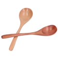 thumbnail image 2 of Wooden Soup Spoon Japanese Style Large Handle Spoon for Rice Kitchen Restaurant 2pcs, 2 of 14