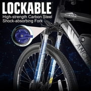 ANCHEER 500W Electric Bike for Adults 27.5 Electric Mountain Bike 3 Hours Fast Charge, Ebike for Adults with 48V 10.4Ah Removable Battery, Electric Bicycles LCD Display UL2849