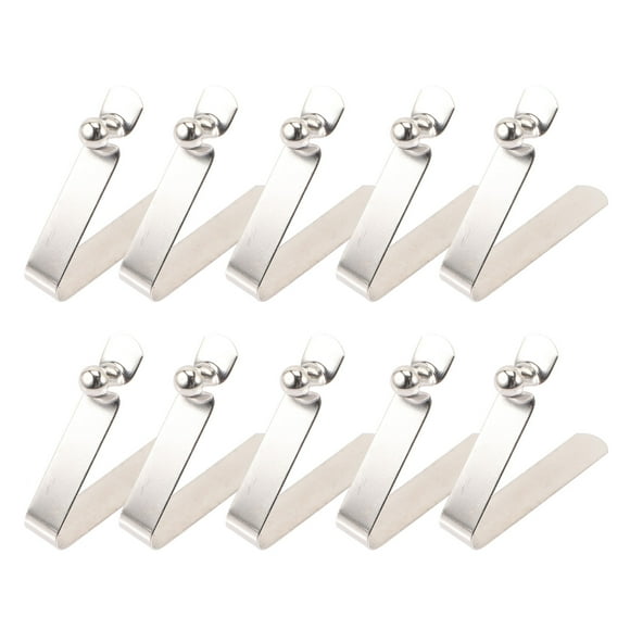 20 piezas de hebilla en forma de V con clip a presión para bote, resorte para kayak, remo, para tubo de bloqueo DIY
