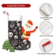 thumbnail image 5 of Flannel Christmas Stocking 17.7×11×7in Soft And Light Touch Good Socks Splicing Design Can Be Used For Hanging Weird Skull Head, 5 of 8
