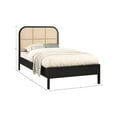 thumbnail image 3 of Meridian Furniture Siena Black Twin Bed, 3 of 8