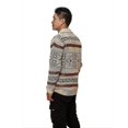 thumbnail image 3 of Cárdigan de color caqui con cremallera para hombre, jersey de punto jacquard, ropa de abrigo para otoño/invierno, 3 of 4