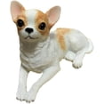 thumbnail image 3 of CATPAN 1Pcs 2 inches Mini Resin Chihuahua Figurine Gifts, Mini Dog Memorial Gifts, Dog Figurines, Car Decor, Collectible Chihuahua Statue Figure Sculpture, Gifts for Chihuahua Lover (Yellow-White), 3 of 16