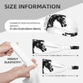 thumbnail image 2 of Ghostly Skull Horse Headbands for Women Men, Workout Elastic Sweat Band for Yoga Running Cycling Gym Exercise Non Slip Head Bands for Women's Hair, 2 of 5