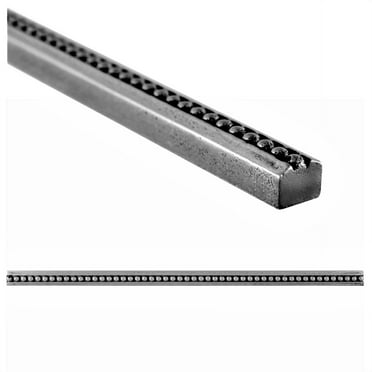 Droplet Metal  Border Liner Tile  Nickel 9/16 x 12 ( PACK OF 5 PIECE)