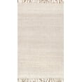 thumbnail image 2 of Brooklyn Rug Co  Handmade Tasseled Solid Jute Area Rug Ivory 9' x 12' Jute Solid 9' x 12' Modern & Contemporary Hand-Woven, 2 of 2