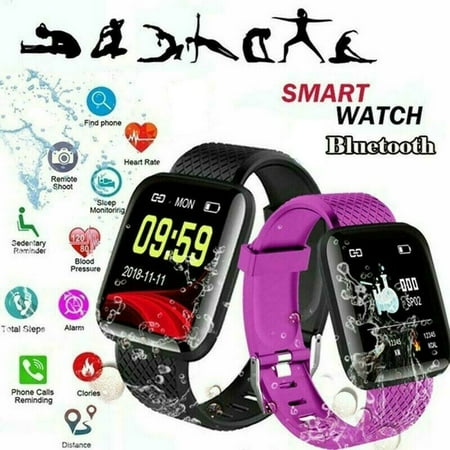 Smart Watch OLED Color Screen Smartwatch Men Fashion Fitness Tracker Heart Rate for Android Ios