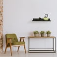 thumbnail image 2 of InPlace Shelving, 24Wx9Lx3.5H inch, Wood Picture Ledge Floating Shelf Wall-Mounted, Black, 2 of 6