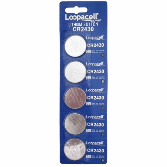 CR2430 Loopacell Lithium Batteries (1 Pack of 5)