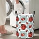 thumbnail image 5 of Fotbe Insects Cesto de Ropa con Asas, Cesto Impermeable de Gran Capacidad, Bolsa de Lavado para Dormitorio, Cesto de Ropa con Ruedas y Asas-Small, 5 of 6