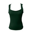 thumbnail image 5 of Shaping Camisole Women Fashion Plus Size 2026 Sleeveless Bodysuit Tank Top With Built In Bra Wide Strap Form Fitting Basic Camisole, 5 of 6