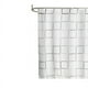 thumbnail image 4 of Cortina de ducha cuadrada blanca con ganchos, cortinas de ducha de 180 x 200 cm, cortina de baño a prueba de moho, tela de poliéster lavable e impermeable, 4 of 5