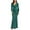 Green, variant on Fesfesfes Women Gowns Long Sleeve V-Neck Sequined Fishtail Evening Long Dress or
