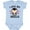 AE-Light Blue, variant on Inktastic I Love My Abuela with Cute Penguin and Hearts Girls Baby Bodysuit