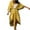 Yellow, variant on Kilaqueen Womens Swimsuit Coverup Open Front Long Sleeve Cardigan Beach Vacation Loose Fit Flowy Tunic Jacket