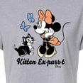 thumbnail image 3 of Disney Classics - Kitten Expurrt - Juniors Cropped Cotton Blend T-Shirt, 3 of 5