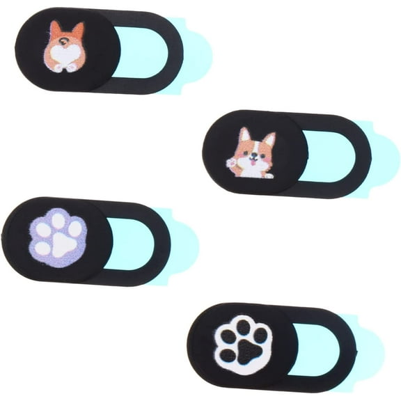 4 Pcs 1 Set Camera Privacy Cover Laptop Camera Covers PC Laptop Camera for Car Camera Webcam Cover Laptop Lens Cover Camera Cover Slide Blocker Lovely Protective Caps Abs Portable