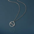 thumbnail image 4 of 1.00 Ct Round Cut Lab Created Diamond Infinity Circle Women's Pendant 14K Rose Gold Plated 18", 4 of 5